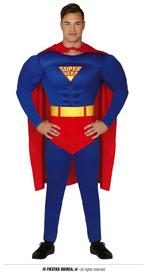 Superman kostuum gespierd, Hobby en Vrije tijd, Nieuw, Feestartikel, Verzenden
