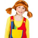 Kopere pruik met vlechten aan de zijkant - Kinderpruiken, Verzenden, Nieuw