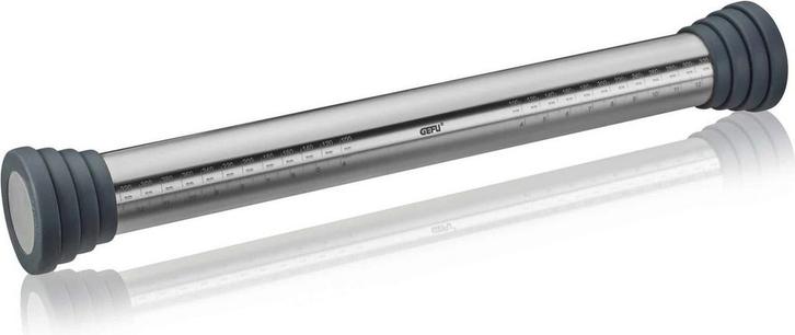 Verstelbare deegroller met maatschaal, RVS, 5 maten, 40 cm -, Huis en Inrichting, Keuken | Keukenbenodigdheden, Nieuw, Ophalen of Verzenden