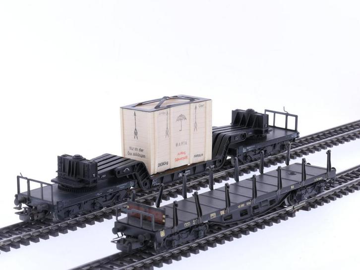 Schaal H0 Märklin 4516 & 4618 set van 2 zwarewagens van d.., Hobby en Vrije tijd, Modeltreinen | H0, Wisselstroom, Analoog, Gebruikt