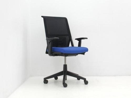 Bureaustoel Comforto D5965 - zitting blauw - netwave zwart -, Huis en Inrichting, Bureaus, Ophalen of Verzenden