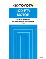 2003 TOYOTA RAV4 1CD-FTV MOTOR WERKPLAATSHANDBOEK