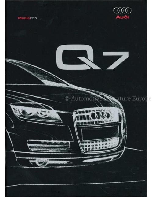 2005 AUDI Q7 HARDCOVER PERSMAP DUITS, Boeken, Auto's | Folders en Tijdschriften, Audi