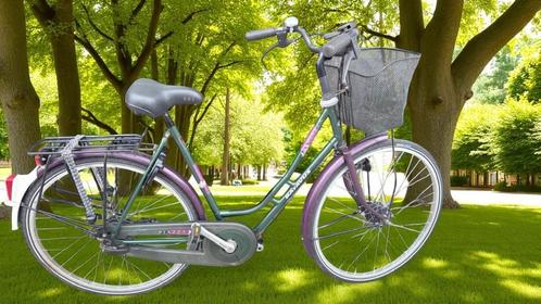Batavus Piazza 26 inch.SRAM 5 Versnelling handrem Groen /..., Fietsen en Brommers, Fietsen | Dames | Damesfietsen, Gebruikt, Overige merken