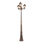 Klassieke lantaarn antiek goud 3-lichts IP44 - Capital, Tuin en Terras, Nieuw, Kunststof, Minder dan 50 watt