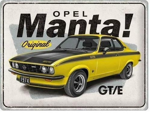 Opel Manta reclamebord, Verzamelen, Merken en Reclamevoorwerpen, Nieuw, Verzenden