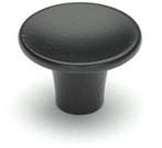 Meubelknop Oslo Ø28mm essen mat zwart, Verzenden, Nieuw