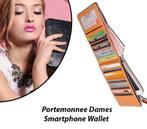 Portemonnee Dames Smartphone Wallet in 4-Kleuren, Verzenden, Nieuw