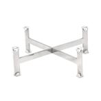 GGM Gastro | Buffet standaard - Hoogte: 70mm - Chroom |, Huis en Inrichting, Verzenden, Nieuw