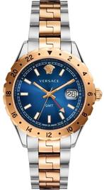 Versace V11060017 Hellenyium GMT heren horloge, Overige merken, Staal, Verzenden, Polshorloge