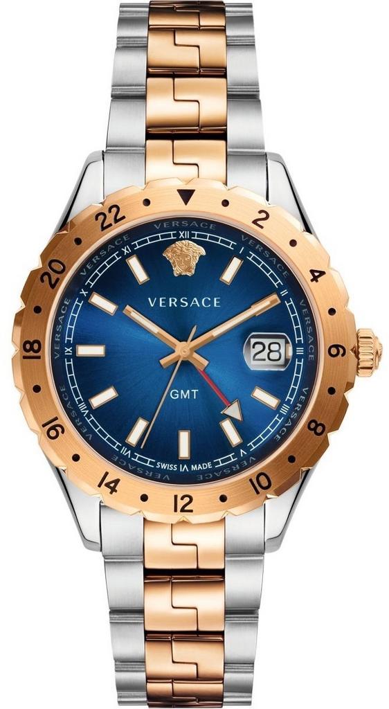 Versace V11060017 Hellenyium GMT heren horloge, Sieraden, Tassen en Uiterlijk, Horloges | Heren, Polshorloge, Nieuw, Overige merken