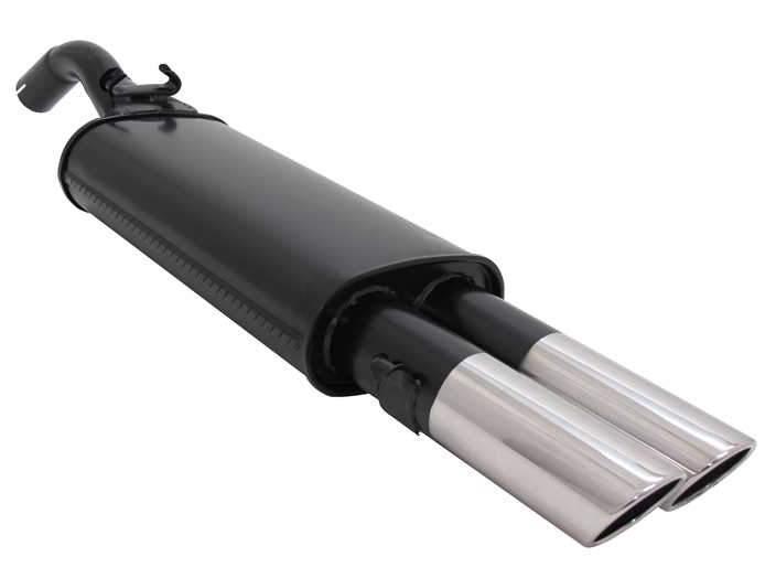 Novus sportuitlaat Vw Golf 2 2x76mm SR einddemper, Auto-onderdelen, Uitlaatsystemen, Nieuw, Verzenden