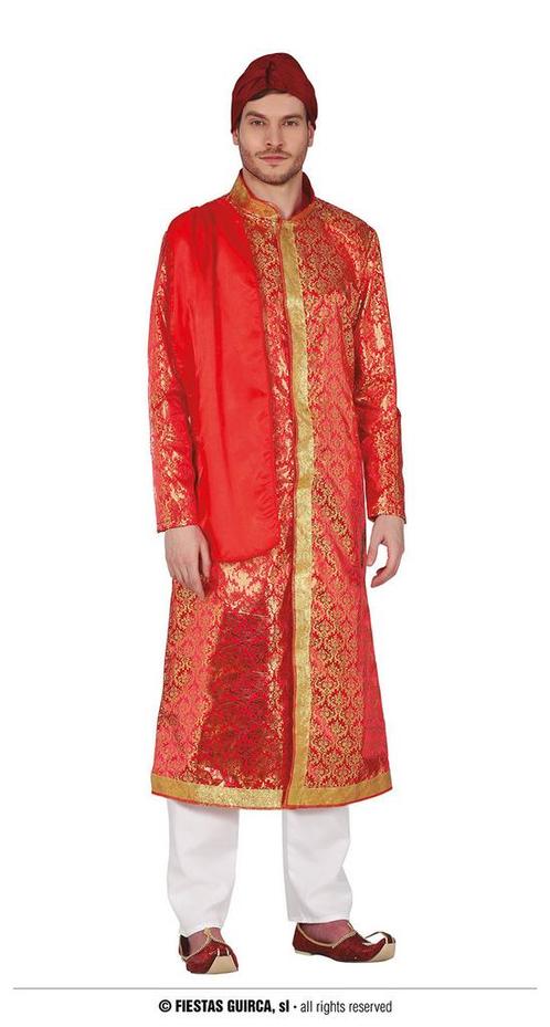 Indisch Bollywood Prins Kostuum Man, Kleding | Heren, Carnavalskleding en Feestkleding, Nieuw, Ophalen of Verzenden