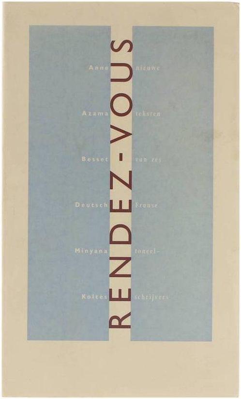 Rendez-vous : nieuwe teksten van zes Franse, Boeken, Overige Boeken, Ophalen of Verzenden