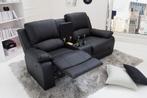 Exclusieve 2-zits bioscoopfauteuil HOLLYWOOD 190cm zwarte, Nieuw, Ophalen of Verzenden