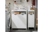 SoBuy Badkamerkast - Lage Kast - 2 Deurs - 100 x 42 x 20 cm, Verzenden, Nieuw