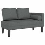 Chaise Longue Donkergrijs | Retourdeal | 40% Korting, Huis en Inrichting, Banken | Sofa's en Chaises Longues, Eenpersoons, Minder dan 75 cm