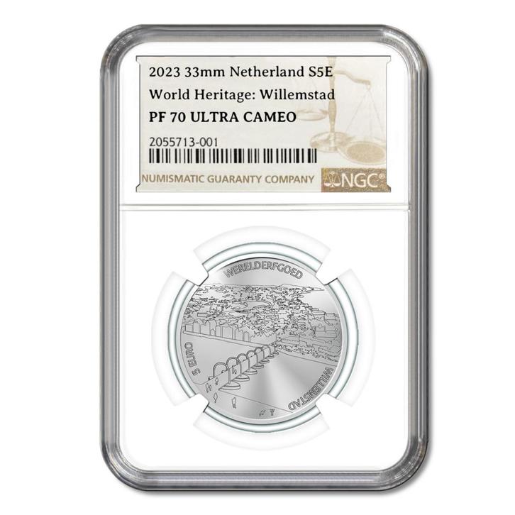 Willemstad Vijfje 2023 Zilver Proof PF70, Postzegels en Munten, Munten | Nederland, Verzenden