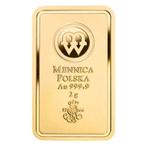 2 gram - Goud - .9999 Fine Gold Bar Mint of Poland (In