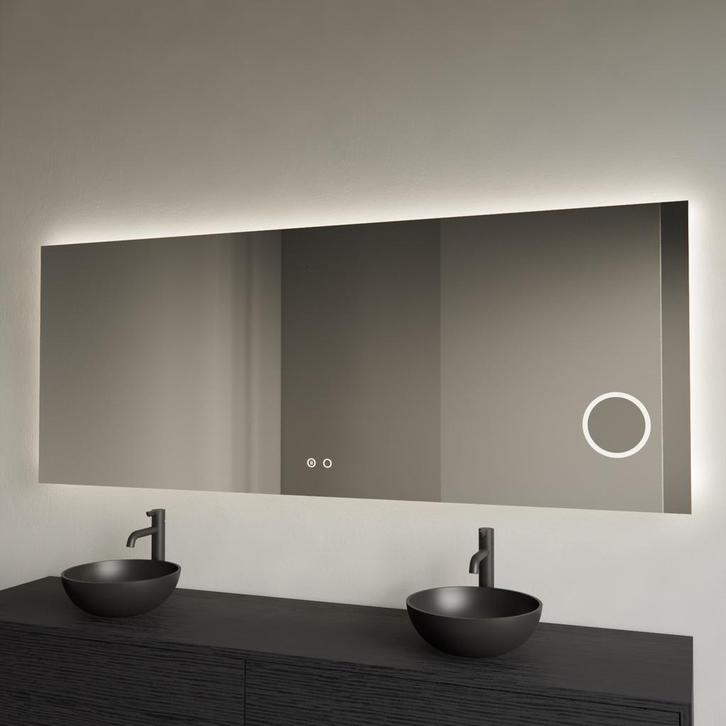 Spiegel Gliss Design Lumin Rechthoekig 120 x 70 cm Incl., Doe-het-zelf en Verbouw, Sanitair, Bad, Nieuw, Ophalen of Verzenden