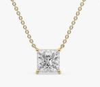 Hanger - 14 karaat Geel goud - 1.04ct. tw. Diamant