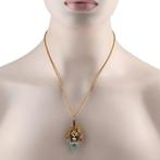 Ketting met hanger - 18 karaat Geel goud, Prachtige 18K, Sieraden, Tassen en Uiterlijk