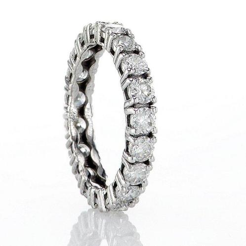 Zonder Minimumprijs - Eeuwigheidsring - 14 karaat Witgoud -, Sieraden, Tassen en Uiterlijk, Antieke sieraden