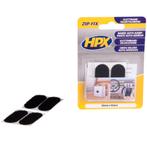 HPX Zip Fix klittenband - zwart - 2 sets pads 20 mm x 50 mm, Ophalen of Verzenden