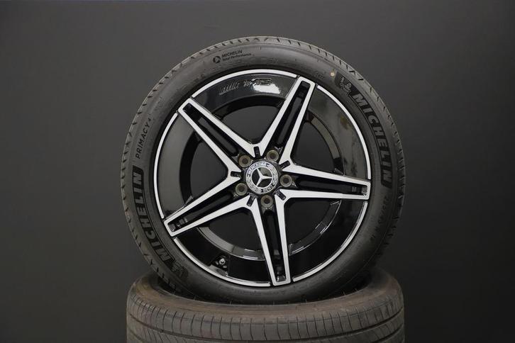 Velgen Mercedes-Benz C-Klasse AMG Michelin Zomerbanden, Auto-onderdelen, Banden en Velgen, 18 inch, Zomerbanden, 255 mm, Personenwagen