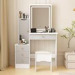 Nieuw-Makeuptafel-135x89x40cm, Ophalen, 100 tot 150 cm, Nieuw, 50 tot 100 cm