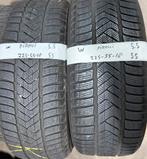 2x225-55-18 Pirelli Winter 2x5.5m €55 Per band 225 55 18, Auto-onderdelen, Ophalen, 18 inch, Gebruikt, Winterbanden