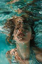 Anne Dias (1985) - Glowing Aquatic Grace, Antiek en Kunst