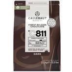 Callebaut Chocolade Callets Puur (C811) 2,5kg, Verzenden, Nieuw