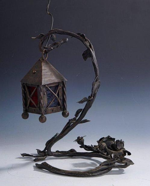 In stijl Louis van Boeckel (1857-1944) - Tafellamp -, Antiek en Kunst, Kunst | Designobjecten