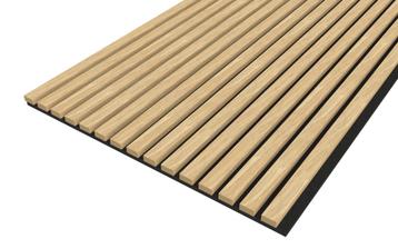 Akupanel Eiken Naturel 300 x 60 cm Brandvertragende vilt beschikbaar voor biedingen