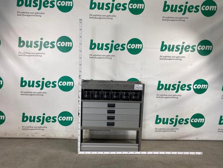 Aluca aluminium bedrijfswageninrichting gebruikt (nr 2423), Auto diversen, Overige Auto diversen, Ophalen of Verzenden