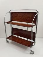 Bremshey & Co - Serveerwagen - Staal, Gerlinol (hout)