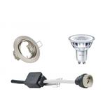 Voordeelset: LED Spot Set - GU10 Fitting - Inbouw Rond - Mat, Huis en Inrichting, Metaal of Aluminium, Nieuw, Ophalen of Verzenden