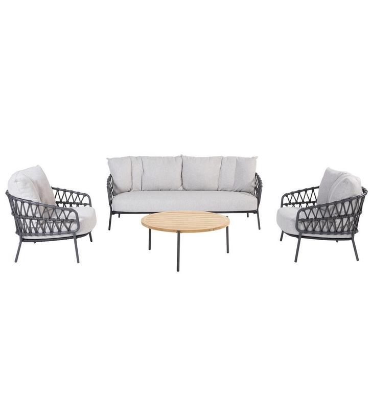 Calpi stoel bank loungeset 4 delig rope 4 Seasons Outdoor, Tuin en Terras, Tuinsets en Loungesets, Nieuw, Ophalen of Verzenden