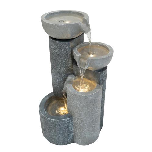 Cascade Buiten Waterornament Elektrisch Tuin Fontein LED, Tuin en Terras, Waterpartijen en Fonteinen, Verzenden