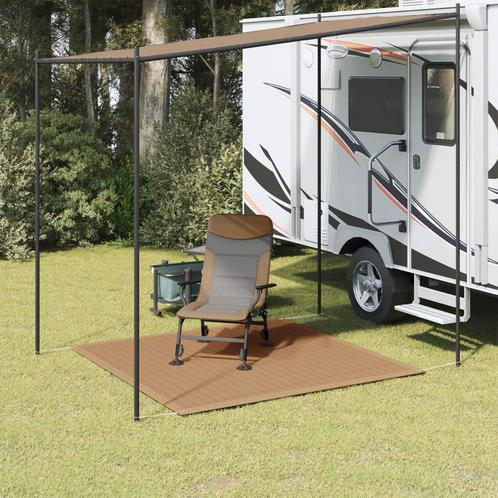 vidaXL Tenttapijt 200x200 cm taupe, Caravans en Kamperen, Kampeeraccessoires, Nieuw, Verzenden