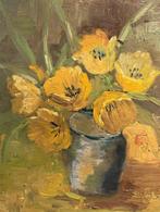 Bram Vegt (1929-2020) - Tulpen in vaas, Antiek en Kunst, Kunst | Schilderijen | Modern