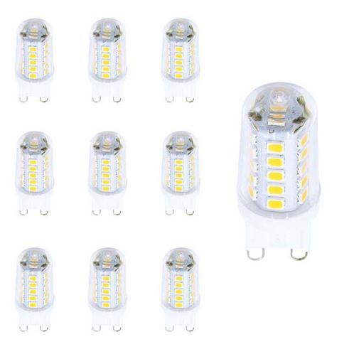 Set van 10 LED lampen G9 | 230 volt | 3 watt dimbaar | 2700K, Huis en Inrichting, Lampen | Losse lampen, Overige typen, Nieuw
