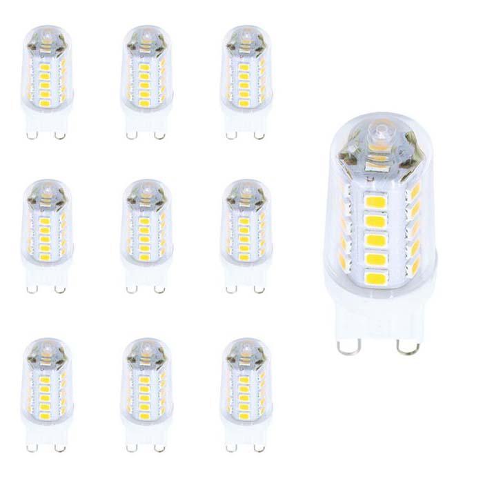 Set van 10 LED lampen G9 | 230 volt | 3 watt dimbaar | 2700K, Huis en Inrichting, Lampen | Losse lampen, Overige typen, Nieuw