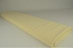 Champagne chiffon stof  - 15 of 50 meter rol, 120 cm of meer, Beige, Ophalen of Verzenden, Polyester