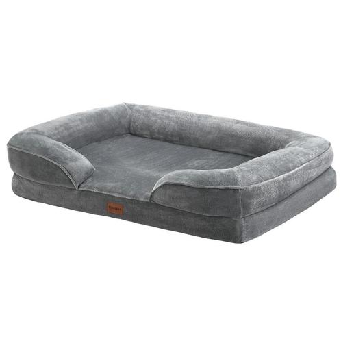 Hondenbed / Hondenmand Sheena L - 98 x 70 cm - Grijs, Dieren en Toebehoren, Hondenmanden, Nieuw, Verzenden
