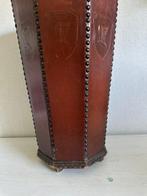 Paraplustandaard/rek - Hout, Koper, Leder, Metaal -