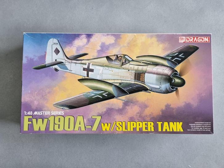 Dragon 5545 Fw190A-7 w/Slipper Tank 1:48, Hobby en Vrije tijd, Modelbouw | Vliegtuigen en Helikopters, Verzenden