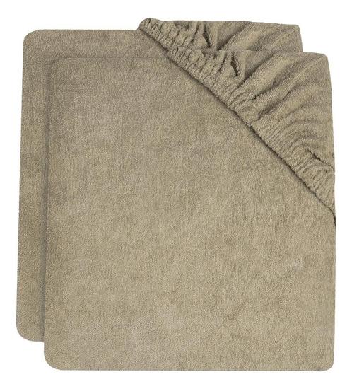 Jollein Olive Green Badstof Aankleedkussenhoes 2 Stuks, Kinderen en Baby's, Badjes en Verzorging, Nieuw, Verzenden