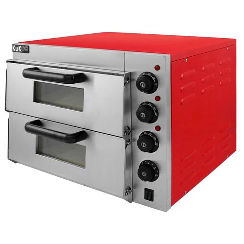 KuKoo Elektrische Pizza Oven Twee Kamers, Tuin en Terras, Pizzaovens, Verzenden